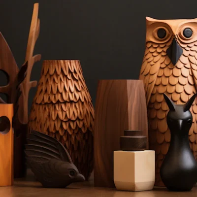 Earth-Tone Textured Vessel